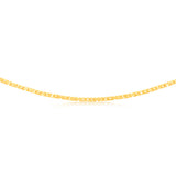 9ct Yellow Gold Byzantine 45cm Chain