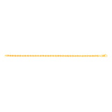 9ct Yellow Gold Rope 19cm Chain