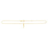 9ct Yellow Gold Horn Of Plenty 27cm Anklet