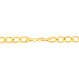 9ct Yellow Gold 150 Gauge Open Curb 50cm Chain