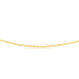 9ct Yellow Gold Belcher 60 Gauge 40cm Chain