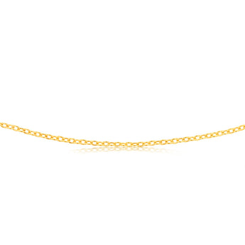 9ct Yellow Gold Belcher 60 Gauge 40cm Chain
