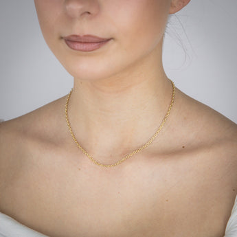 9ct Yellow Gold Belcher 60 Gauge 40cm Chain