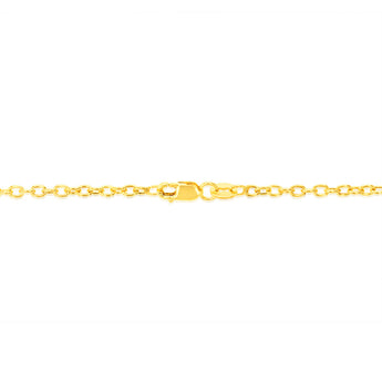 9ct Yellow Gold Belcher 60 Gauge 45cm Chain