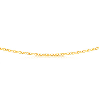 9ct Yellow Gold Belcher 60 Gauge 50cm Chain