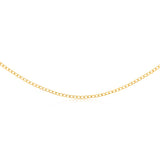 9ct Yellow Gold Curb 80 Gauge 50cm Chain