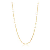 9ct Yellow Gold Fine Trace 35 Gauge 40cm Chain