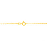 9ct Yellow Gold Fine Trace 35 Gauge 45cm Chain