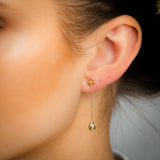 9ct Yellow Gold Tear Drop Earrings