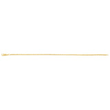 9ct Yellow Gold Hollow 42 Gauge Double Rope  19cm Bracelet