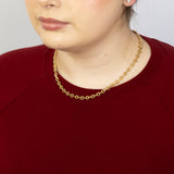 9ct Yellow Gold Link Hollow Chain 50cm Chain