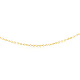 9ct Yellow Gold Link Chain Hollow 50cm Chain