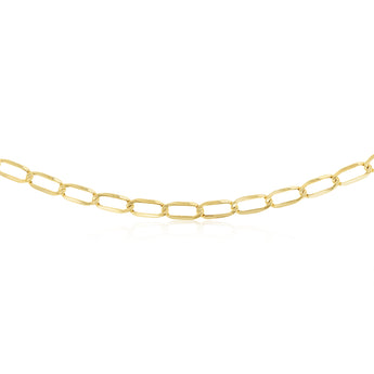 9ct Yellow Gold Hollow 55ccm Figaro Chain