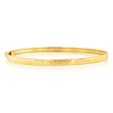 9ct Yellow Gold Solid 65mm Bangle