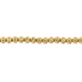 9ct Yellow Gold Fancy Beads Bracelet