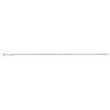 9ct White Gold Fancy Beads Bracelet