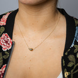 9ct Yellow Gold Polished Teardrop on Chain Necklace