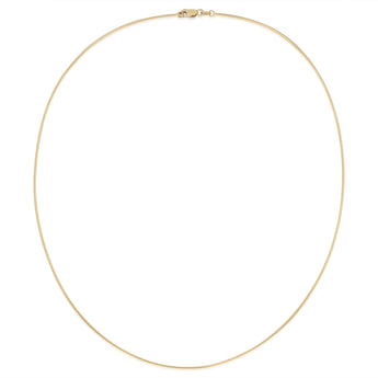 9ct Yellow Gold 45cm Omega Chain