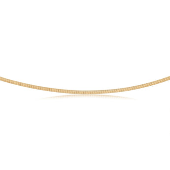 9ct Yellow Gold 45cm Omega Chain