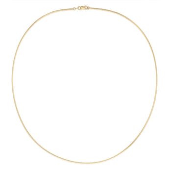 9ct Yellow Gold 45cm Omega Chain