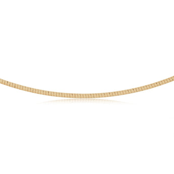 9ct Yellow Gold 45cm Omega Chain