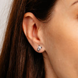 Panda Stud Earrings in 9ct Yellow Gold
