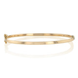 Plain Hinge Bangle in 9ct Yellow Gold