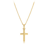 Cross Plain Pendant in 9ct Yellow Gold