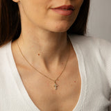 Textured Cross Pendant in 9ct Yellow Gold