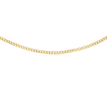 Curb 55cm Chain in 9ct Yellow Gold