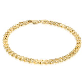 Curb 21cm Bracelet in 9ct Yellow Gold