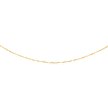 9ct Yellow Gold Diamond Cut Box 50cm Chain