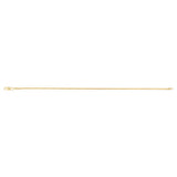 9ct Yellow Gold Snake Chain 19cm Bracelet