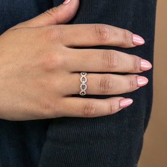 9ct Yellow Gold Cubic Zirconia Ring