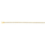9ct Yellow Gold Cubic Zirconia 19cm Tennis Bracelet