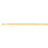 9ct Yellow Gold Cubic Zirconia Chain Bracelet