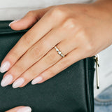 Cubic Zirconia Cocktail Ring in 9ct Yellow Gold