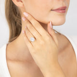Cubic Zirconia Ring in 9ct Yellow Gold