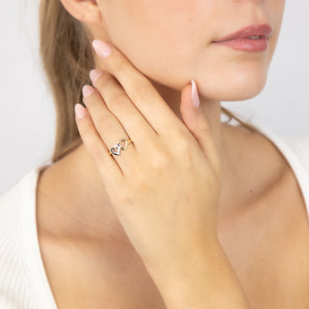9ct Yellow Gold Ring 8.1mm