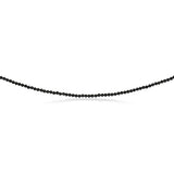 Black Spinel Pear Shaped in Sterling Silver