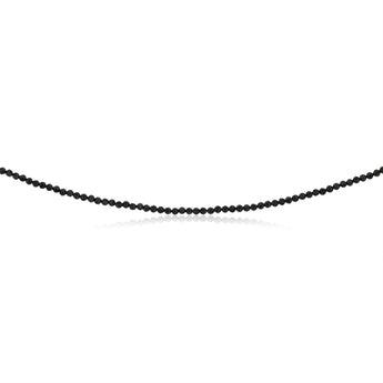 Black Spinel Pear Shaped in Sterling Silver