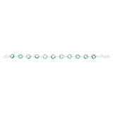 Sterling Silver 25Carat Blue Topaz Bracelet