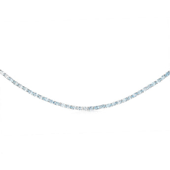 41.8 Carat Blue Topaz Necklace 45cm in Sterling Silver