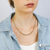 32.8 Carat Citrine Necklace 45cm in Sterling Silver
