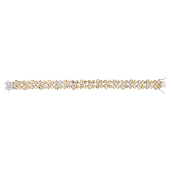 30 Carat Citrine bracelet 19cm in Sterling Silver