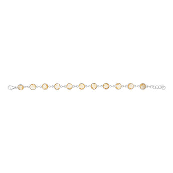 20 Carats Citrine Bracelet in Sterling Silver