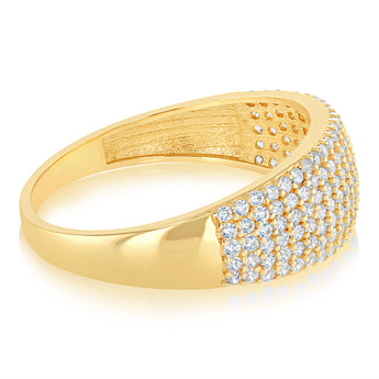Cubic Zirconia Ring in 9ct Yellow Gold