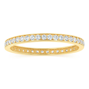Cubic Zirconia Ring in 9ct Yellow Gold