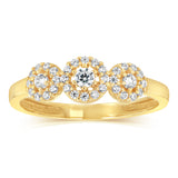 Cubic Zirconia Ring in 9ct Yellow Gold