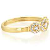 Cubic Zirconia Ring in 9ct Yellow Gold